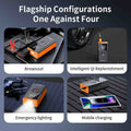 Ronix® PS-211 4-in-1 Jump Starter & Tire Inflator Battery Booster & Air Compressor, Preset Auto-Stop, Power Bank with LED Flashlight