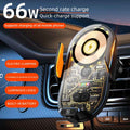 Ronix® C23 66W Super Fast Charging Car Mount — Transparent Cyber Edition