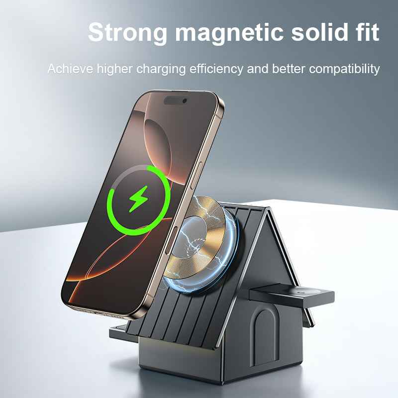 Ronix® G68 Smart Motorized Wireless Charger with Touch Night Light