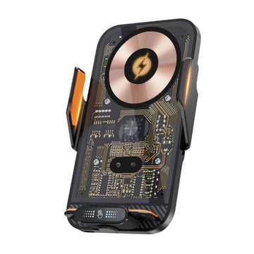 Ronix® SC11 Transparent Magnetic Auto-Clamping Wireless Car Charger